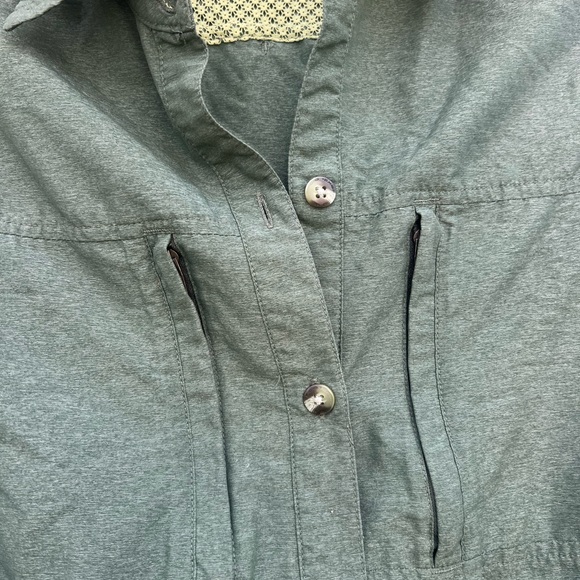 ExOfficio Women’s Long Sleeve Button Down Top Shirt size Medium - Picture 3 of 5